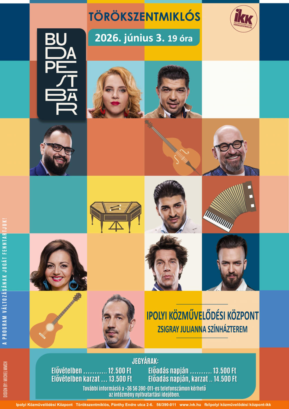Budapest Bár koncert - Ipolyi Közművelődési Központ