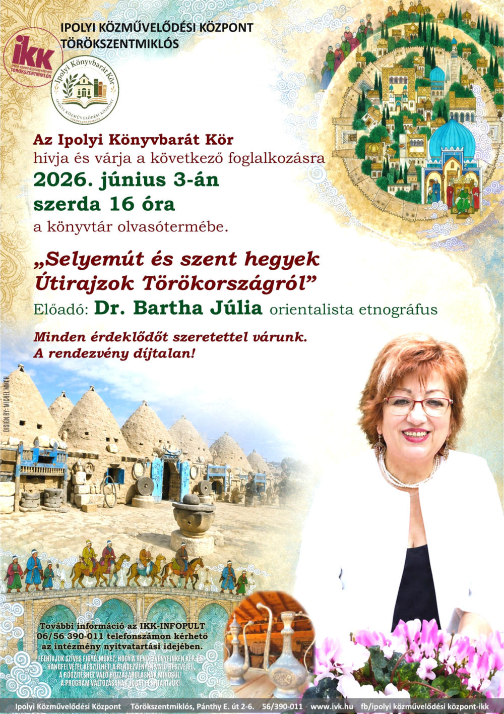 Dr. Barta Júlia előadása - Ipolyi Könyvbarát Kör foglalkozása