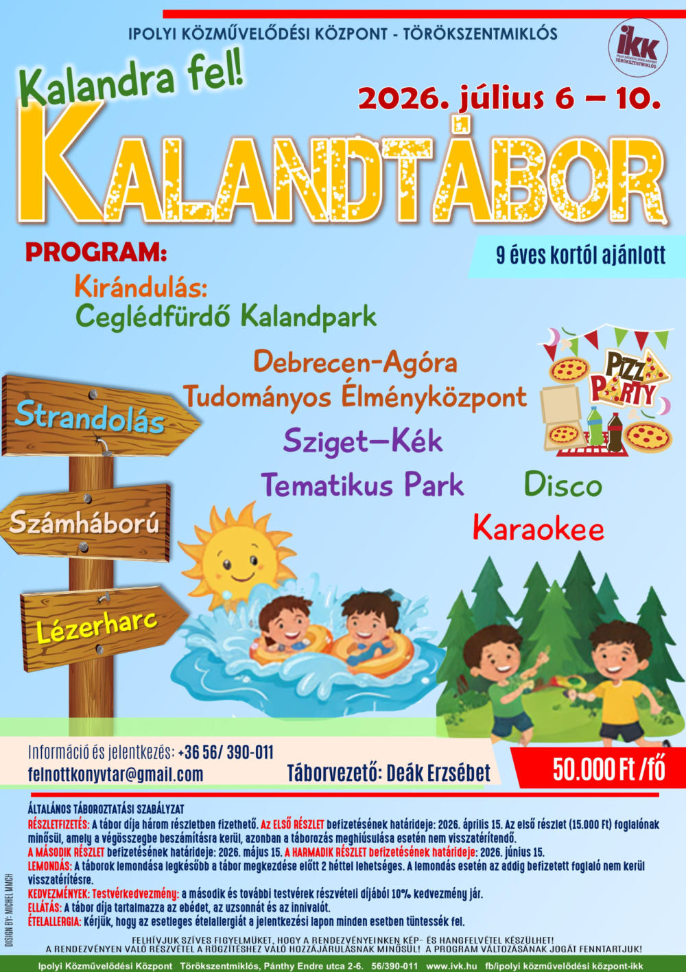 Kaland tábor - Ipolyi Közművelődési Központ