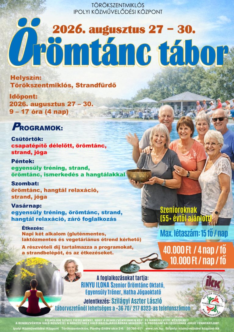 Örömtánc tábor Törökszentmiklóson