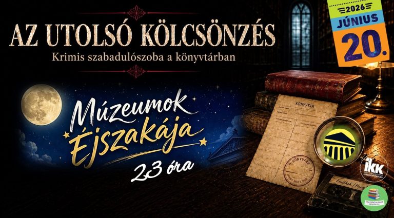 Múzeumok éjszakája - Krimis szabadulószoba a könyvtárban