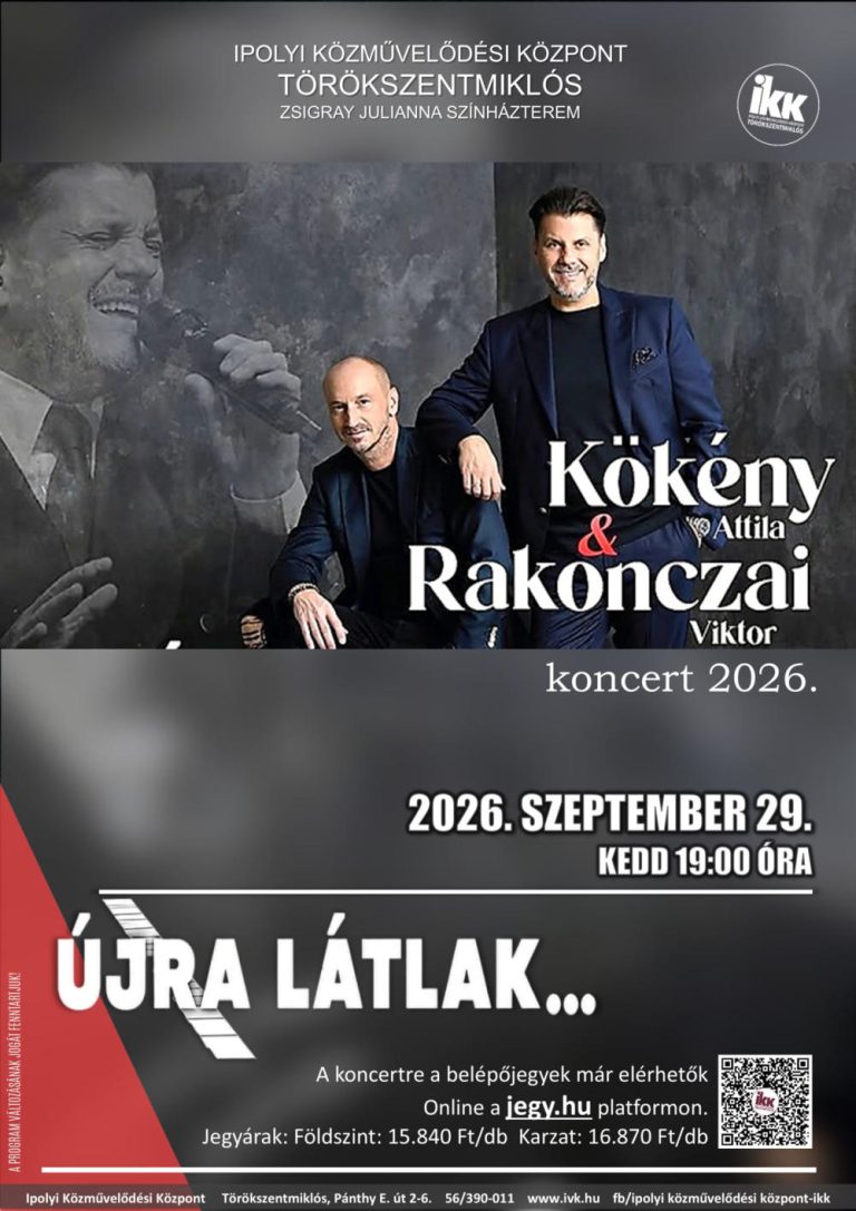 Kökény Attila és Rakoczai Viktor koncert - Ipolyi Közművelődési Központ