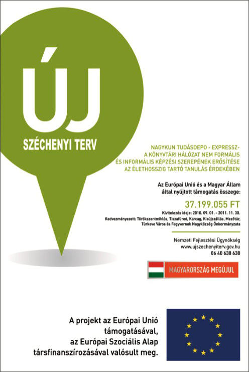 Új Széchenyi Terv - A könyvtári hálózat képzési szerepének erősítése - Ipolyi Közművelődési Központ
