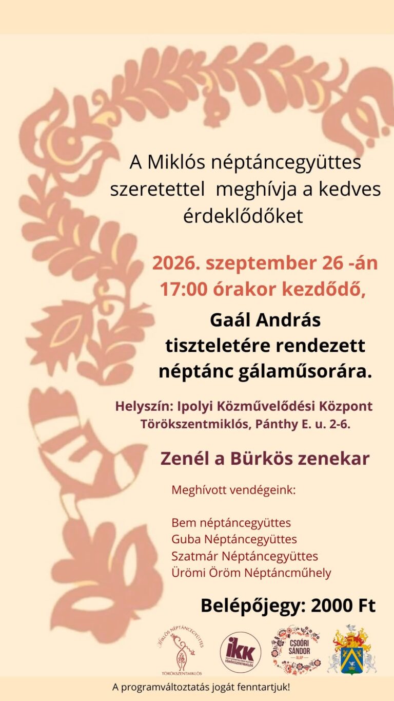 Néptánc gálaműsor - Ipolyi Közművelődési Központ