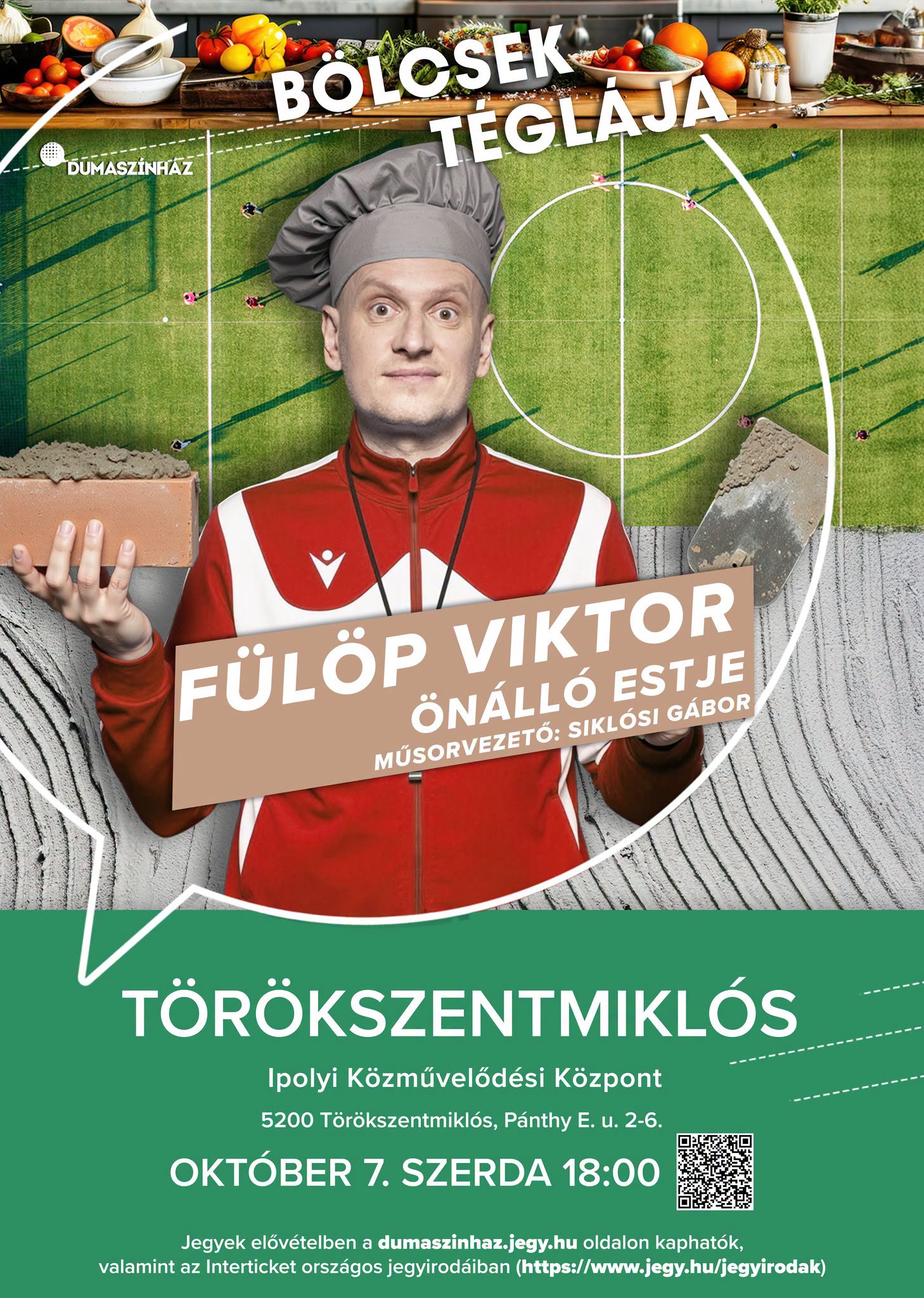 Bölcsek téglája - Fülöp Viktor önálló estje - Ipolyi Közművelődési Központ