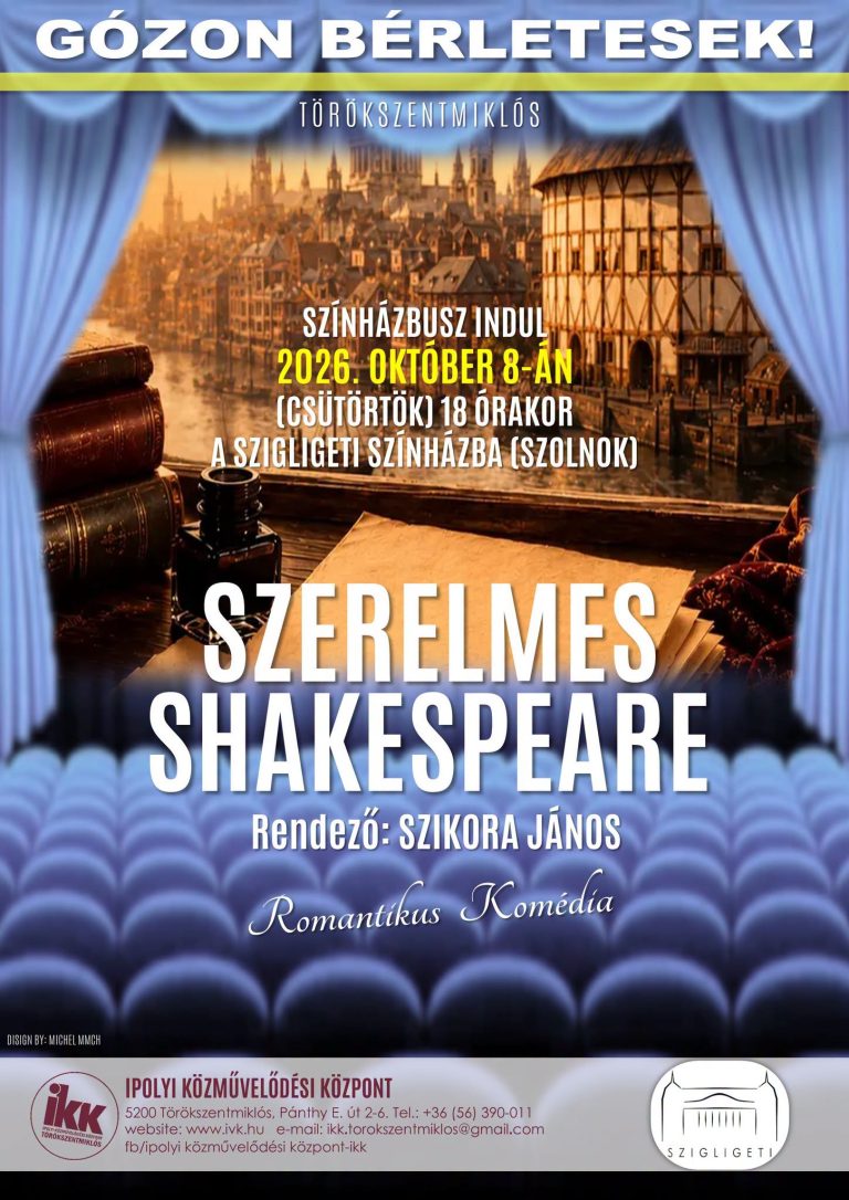 Gózon színházi bérlet - A szerelmes Shaekespeare