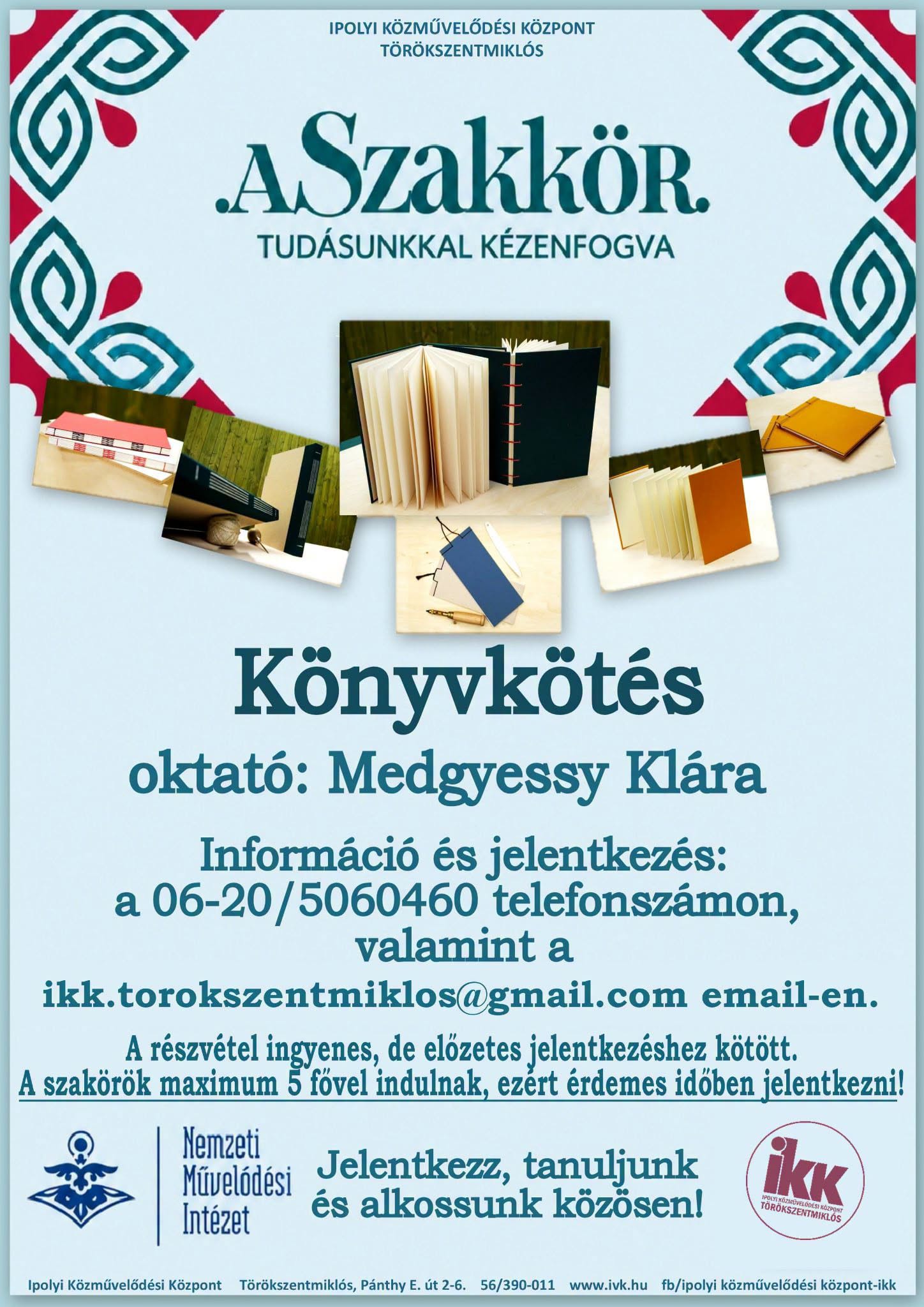 ASzakkör - Könyvkötés - Ipolyi Közművelődési Központ